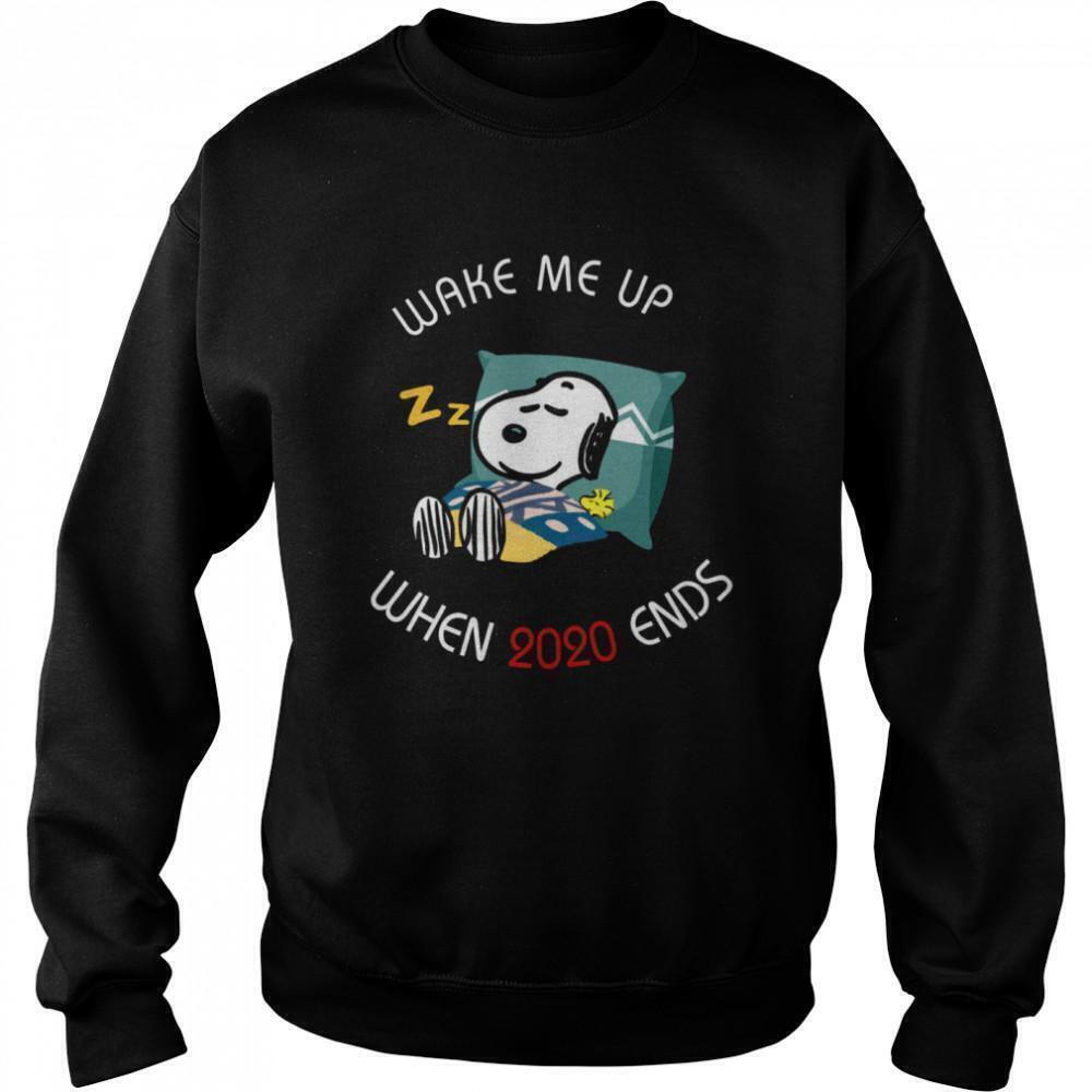 Wake Me Up When Ends Funny Sarcastic Retro Streetwear Gift Sweatshirt